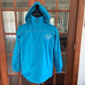 Cape Cod Massachusetts Windbreaker Hooded